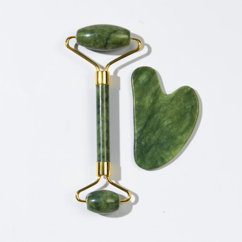 Gua Sha & Jade Roller Set