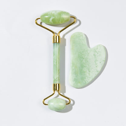 Gua Sha & Jade Roller Set