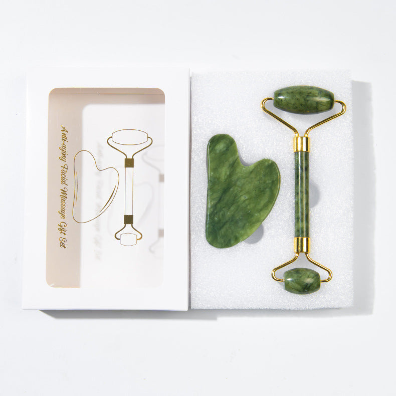 Gua Sha & Jade Roller Set