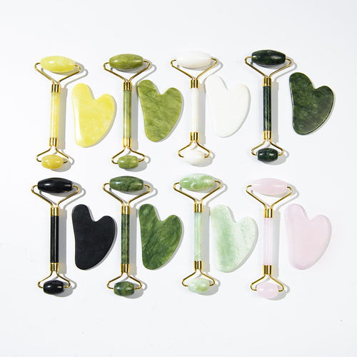 Gua Sha & Jade Roller Set